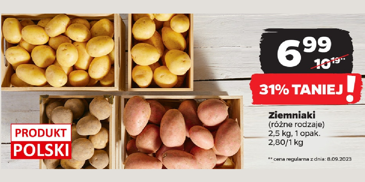 Netto: -31% na ziemniaki 19.09.2023