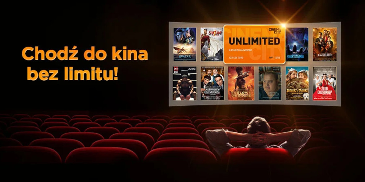 Cinema City: Cinema City Unlimited na 3 miesiące