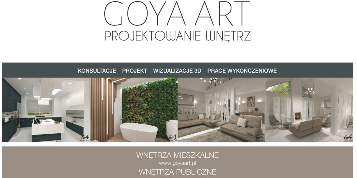 Goya ART.: -10% na usługi projektowe wnętrz mieszkalnych