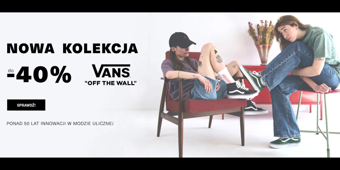 Sneaker Peeker: Do -40% na nową kolekcję Vans