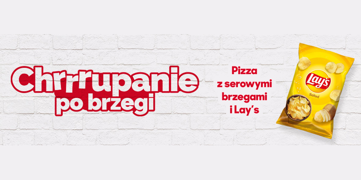 Pizza Hut: Od 53,98 zł za pizzę z serowymi brzegami i Lay's 22.11.2022