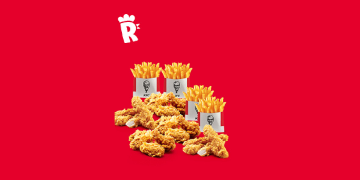 KFC: 69,99 zł 8x Strips + 12x Hot Wings + 4x Frytki