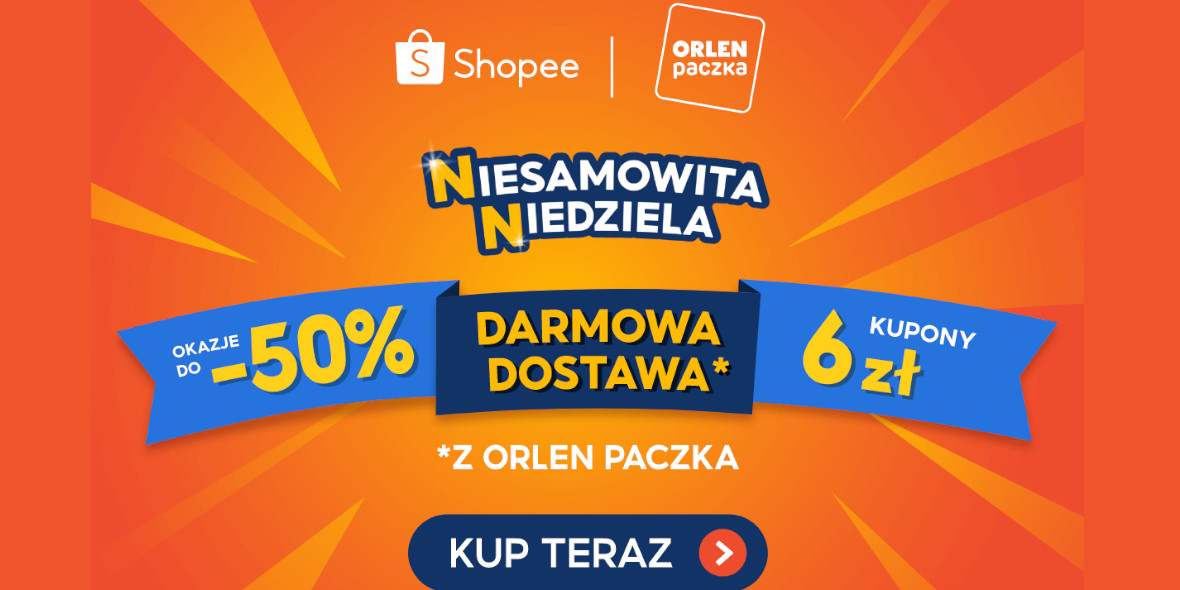 Shopee: Do -50% i kupony do -6 zł + darmowa dostawa 14.08.2022