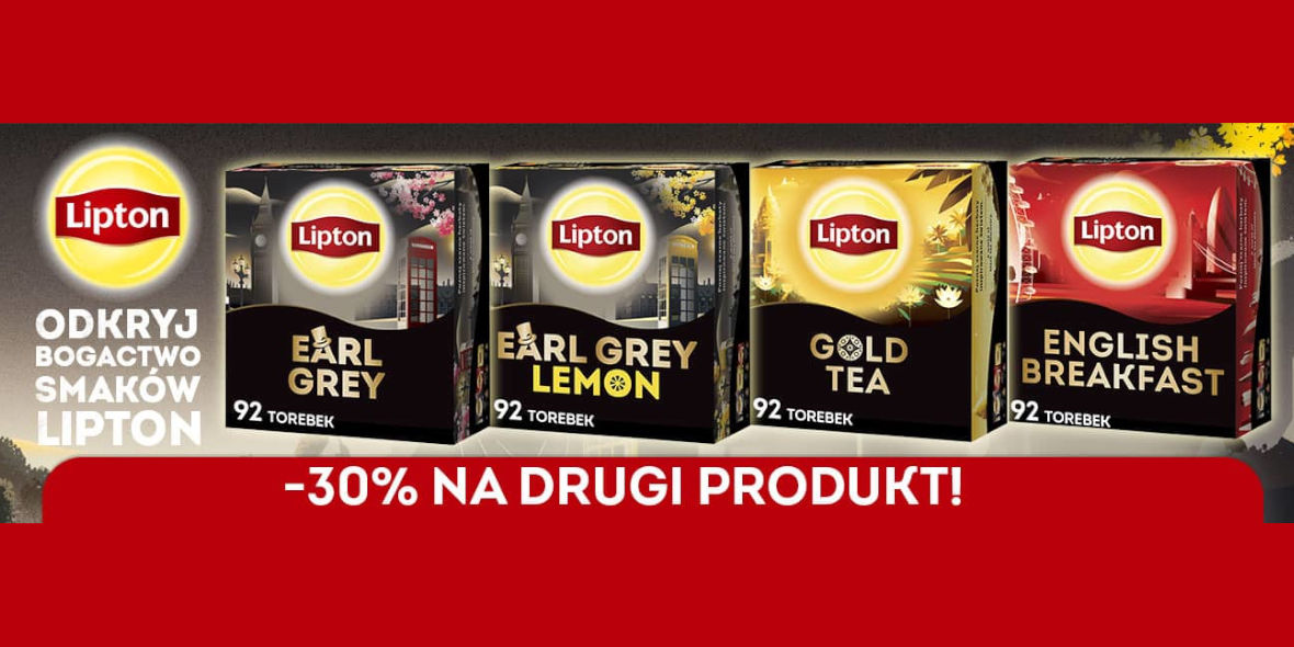 Frisco: -30% na herbaty Lipton 22.04.2024