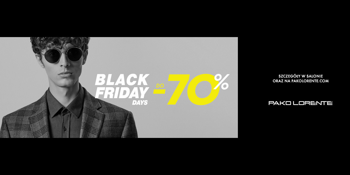 Pako Lorente: Do -70% na Black Friday 22.11.2022