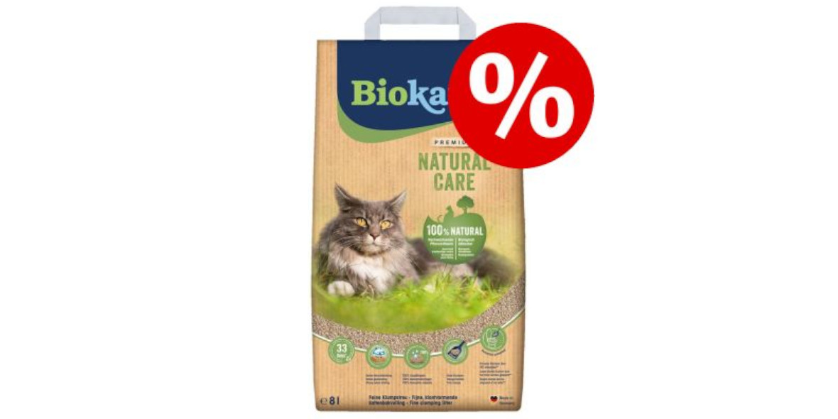 zooplus: SUPER CENA! Biokat's Natural Care, żwirek dla kota, 8 l 02.02.2023