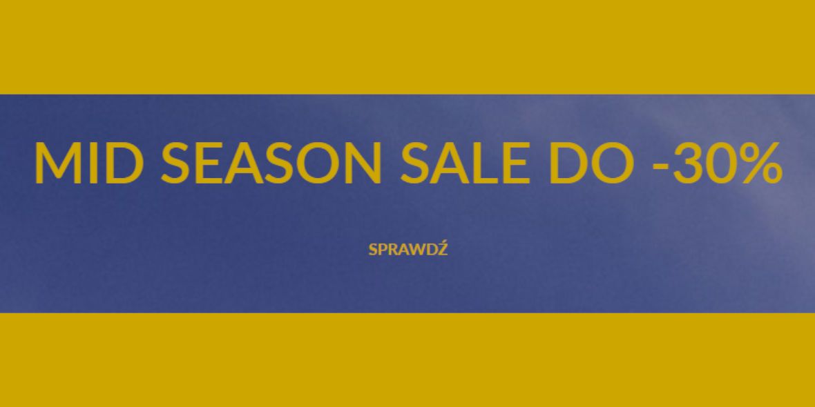 Modivo: Do -30% na  Mid Season Sale w Modivo 12.05.2024