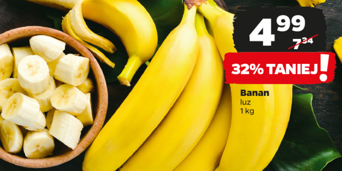 Netto: -32% na banany 23.04.2024