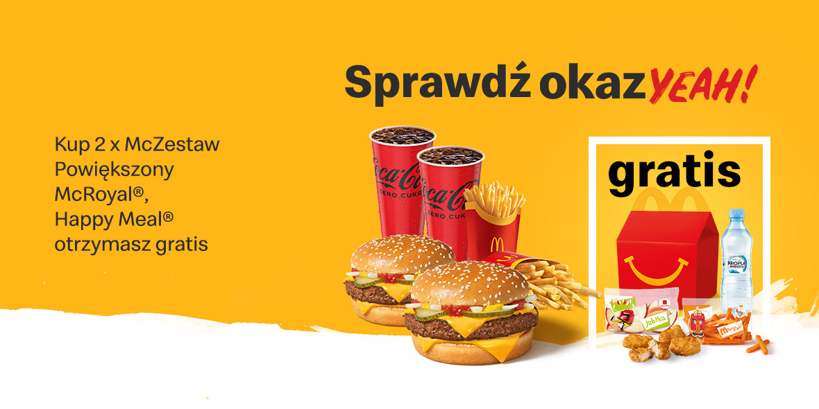 McDonald's:  Gratis Happy Meal® 10.01.2022