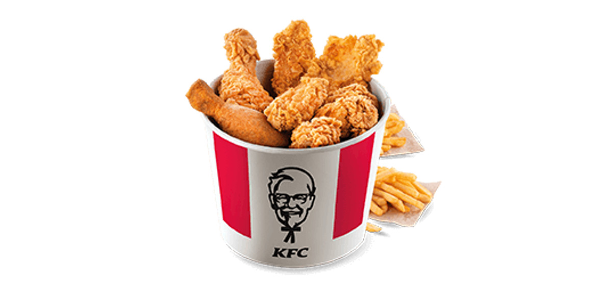 KFC: 49 zł 4xNóżka kurczaka+4xStrips+4xHot Wings+2xFrytki 17.09.2022