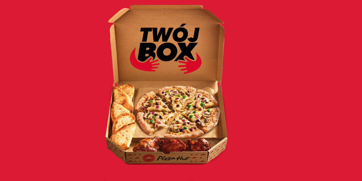 Pizza Hut: 33,99 zł za Twój Box