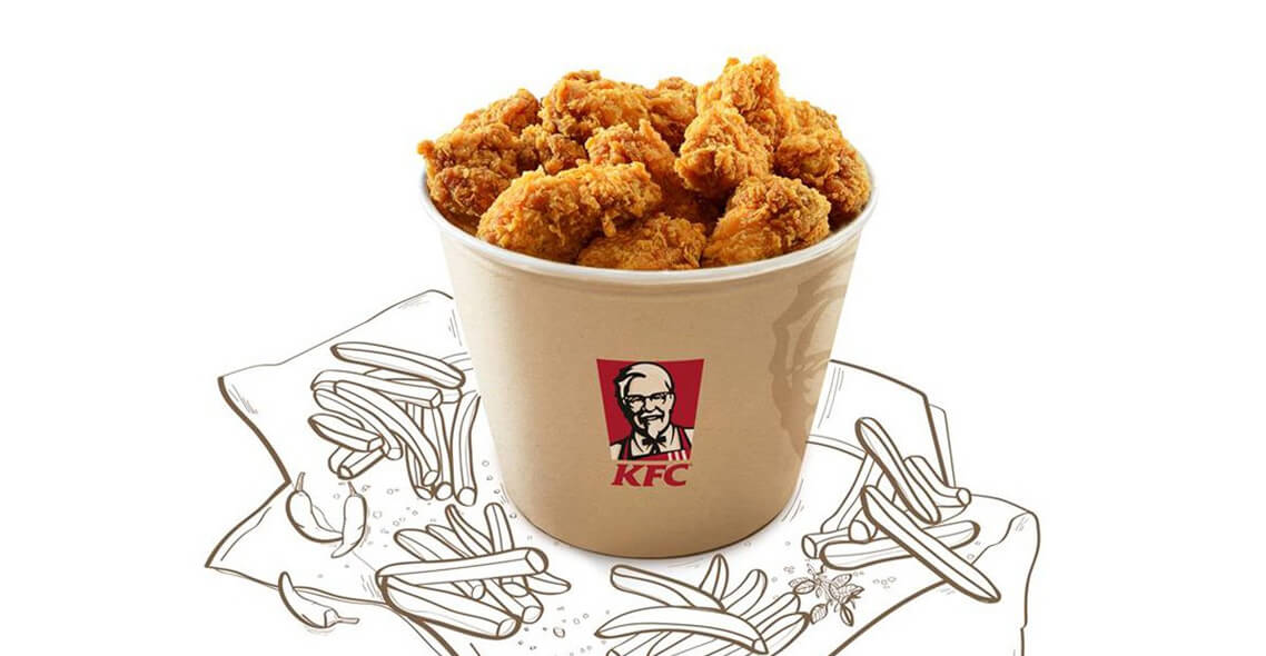 KFC: Gratis dowolne powiększenie do wybranego zestawu 01.01.0001