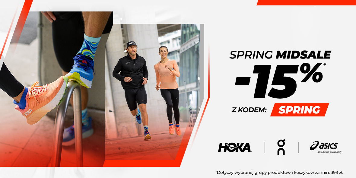 Sportano.pl: KOD rabatowy -15% na spring sale 28.04.2024
