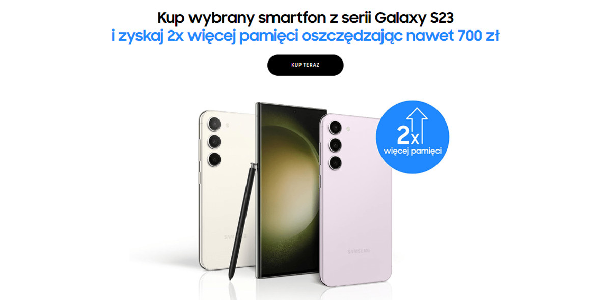 RTV EURO AGD: Do -700 zł na smartfony Samsung Galaxy S23 24.03.2023