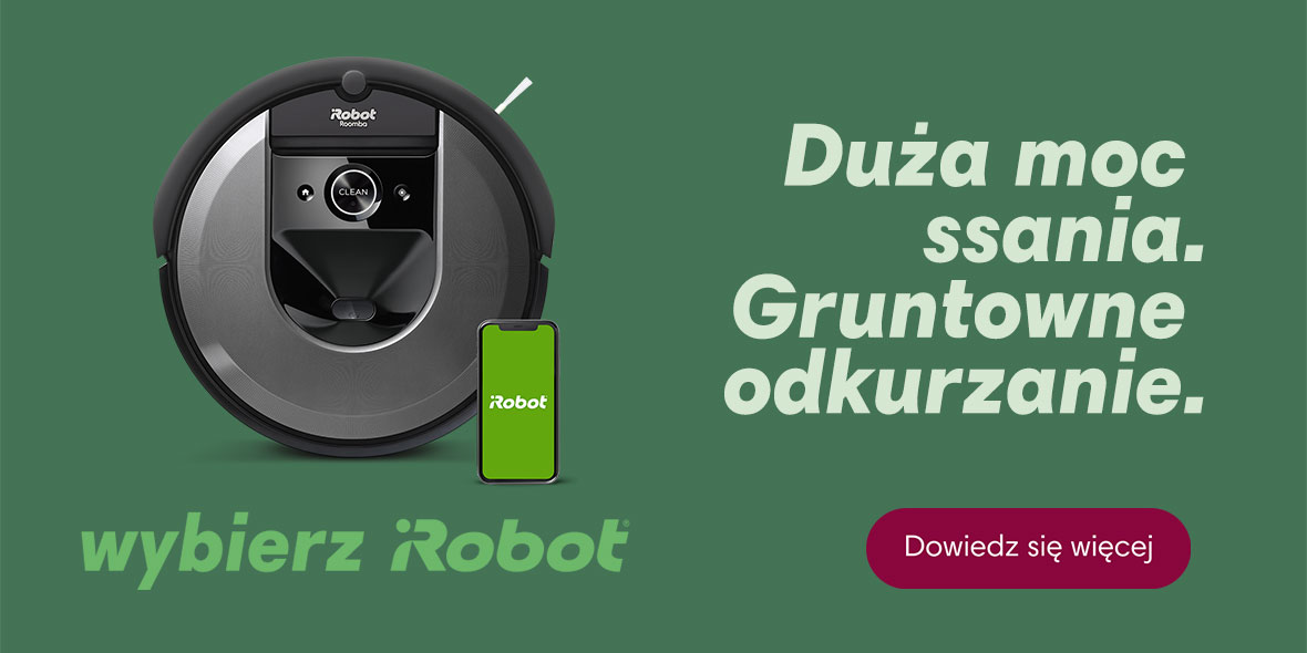 iRobot: -300 zł za iRobot Roomba i7 12.01.2022