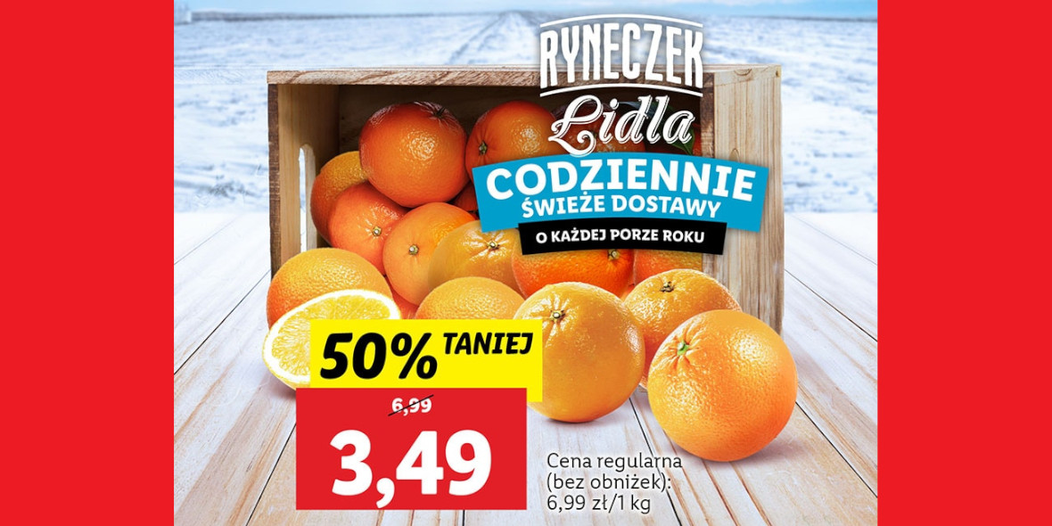 Lidl: -50% na pomarańcze deserowe 02.02.2023
