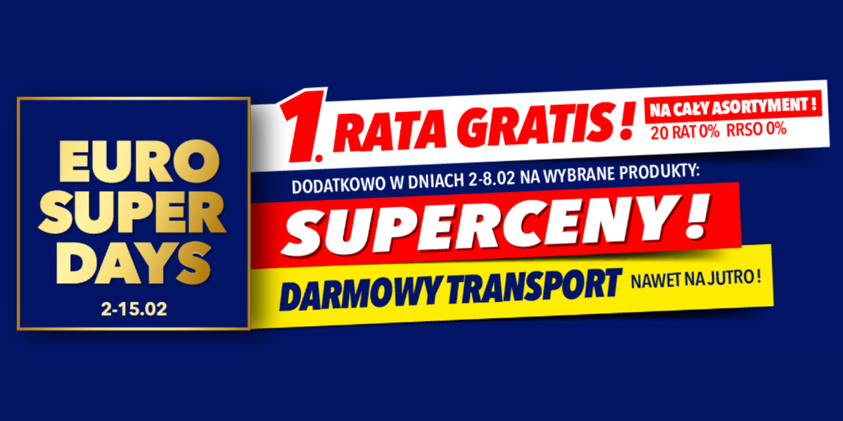 RTV EURO AGD:  EURO SUPER DAYS 02.02.2023