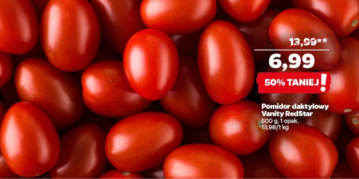 Netto: -50% na pomidory daktylowe 06.07.2022