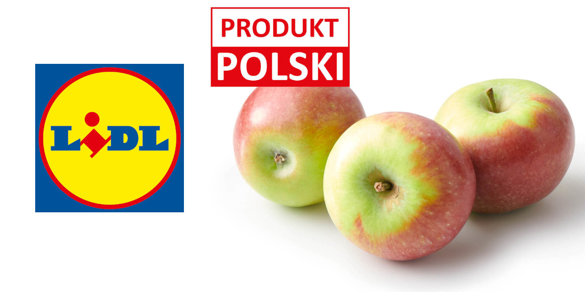 Lidl: -30% na polskie jabłka wczesne 16.08.2022