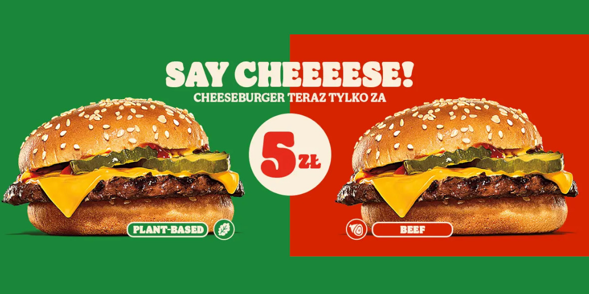 Burger King: 5 zł za Cheeseburgera