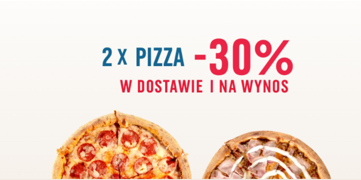 Domino's Pizza: -30% na dwie pizze