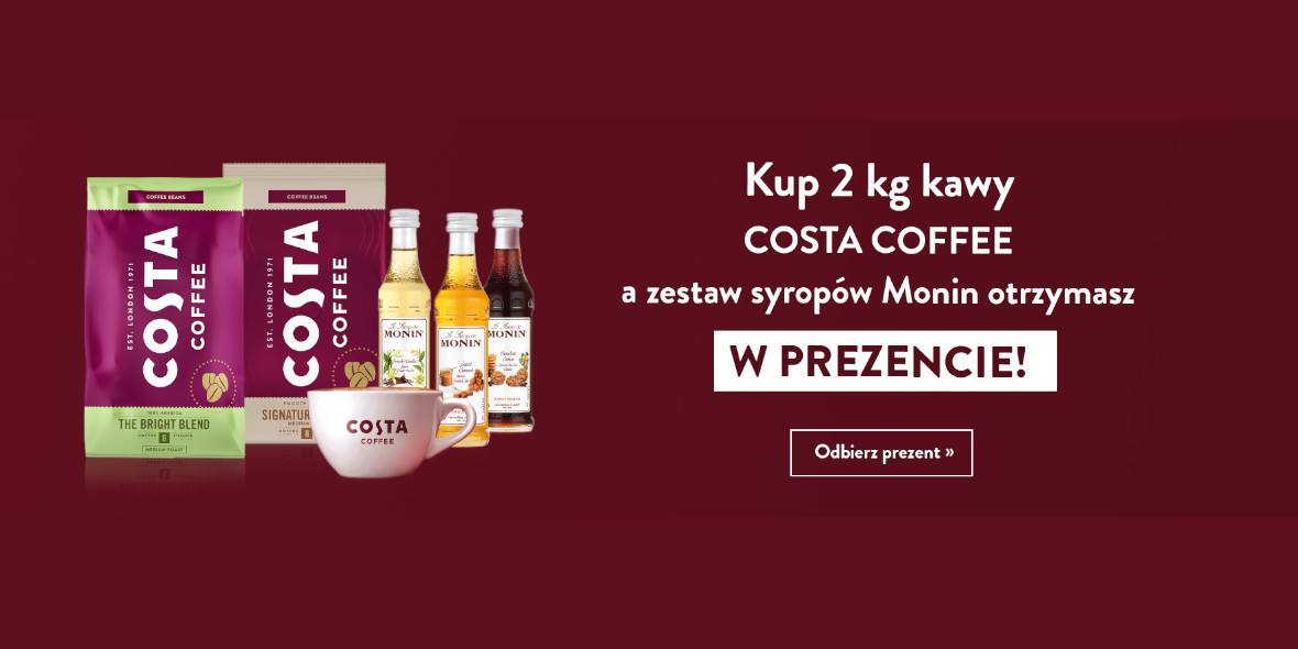 Konesso: PREZENT przy zakupie kawy COSTA COFFEE