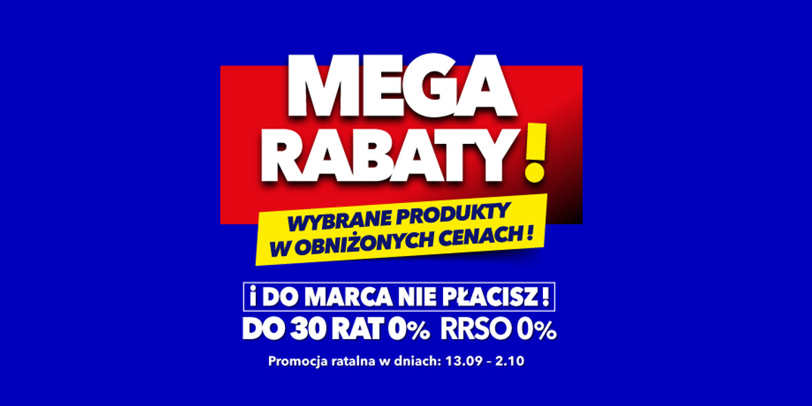 RTV EURO AGD:  MEGA rabaty! 15.09.2023