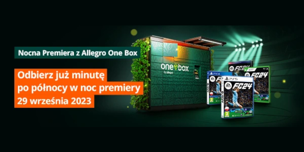Allegro:  Nocna premiera z Allegro One Box 21.09.2023