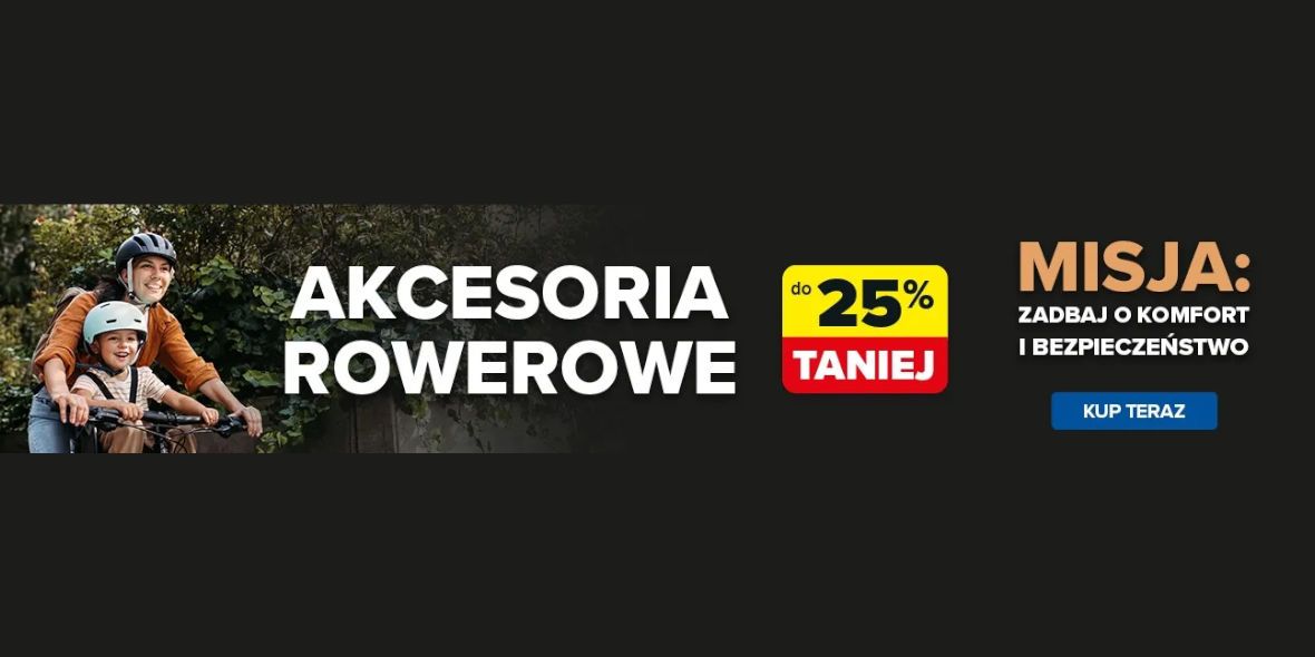 Carrefour: Do -25% na akcesoria rowerowe 26.04.2024