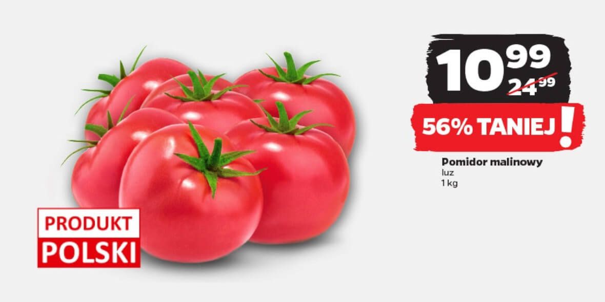 Netto: -56% na polskie pomidory malinowe 06.05.2024