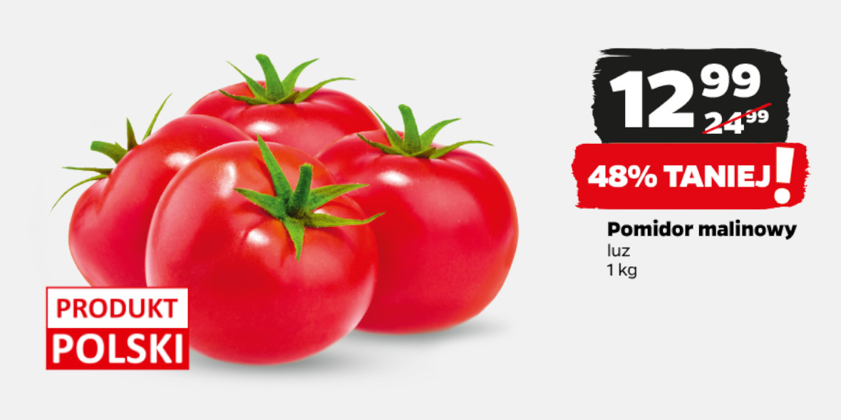 Netto: -48% na pomidory malinowe 15.04.2024
