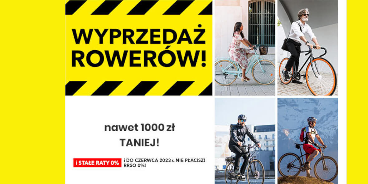 Media Expert:  Do -1000 zł na rowery 01.10.2022