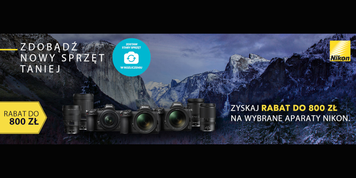 Cyfrowe.pl: Do -800 zł za aparaty Nikon 07.03.2023