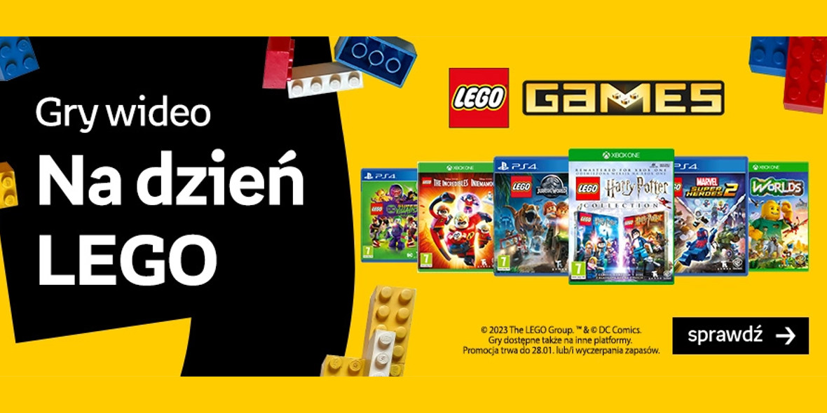 Empik: Do -30% na gry LEGO 24.01.2023
