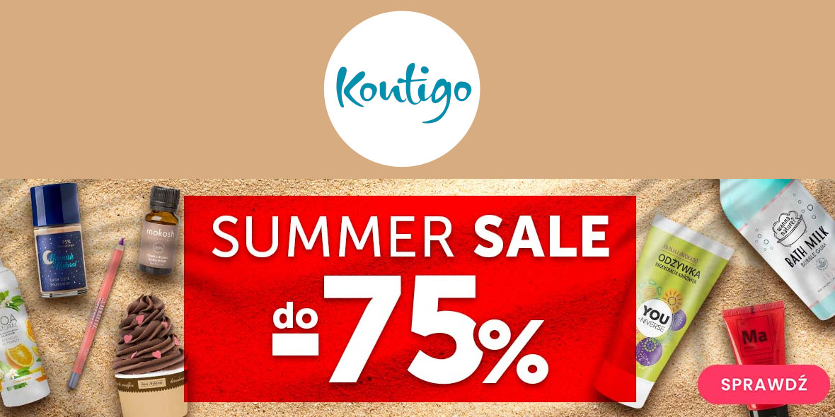 Kontigo: Do -75% na Summer Sale