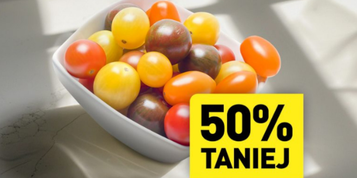 Aldi: -50% na pomidory mix kolor 27.03.2024