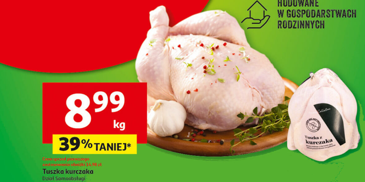 Auchan: -39% na tuszkę kurczaka 22.02.2024