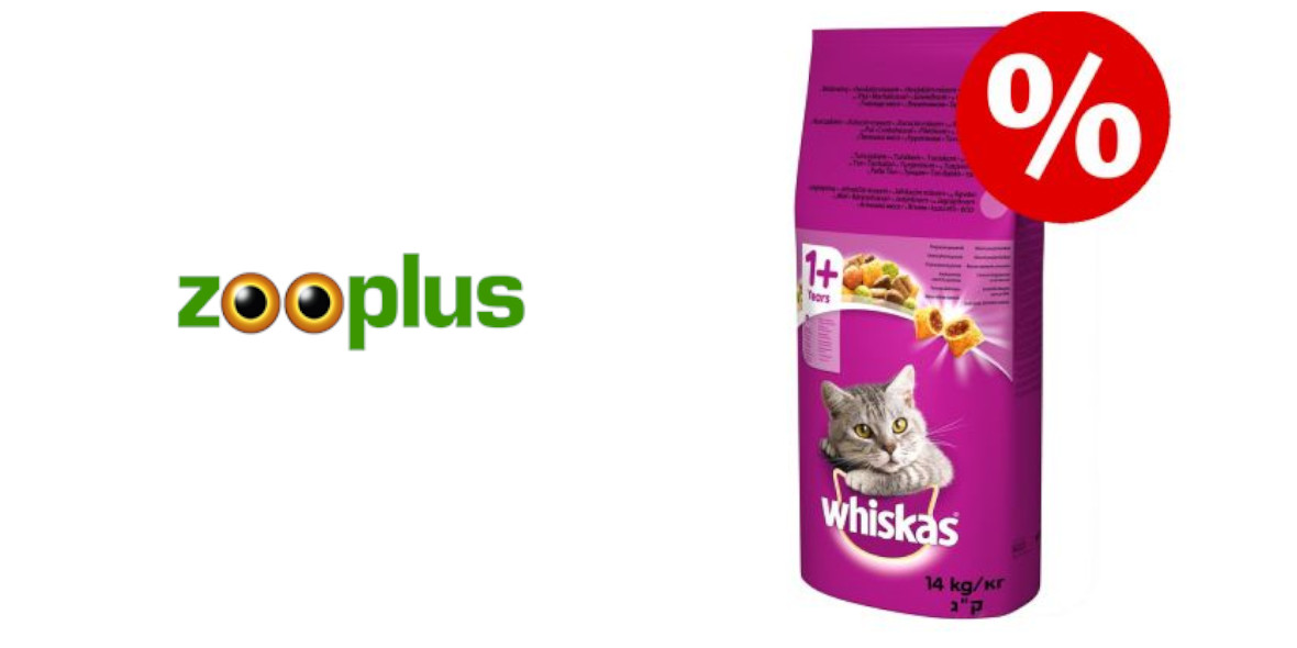 zooplus: -10% na Whiskas, sucha karma dla kota, 7/14 kg 27.09.2022
