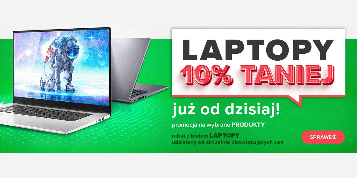 Neonet: KOD: -10% na wybrane laptopy 21.03.2023