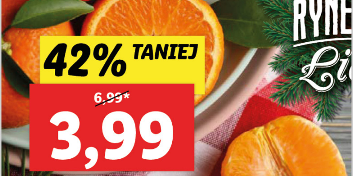 Lidl: -42% na pomarańcze deserowe 28.11.2022