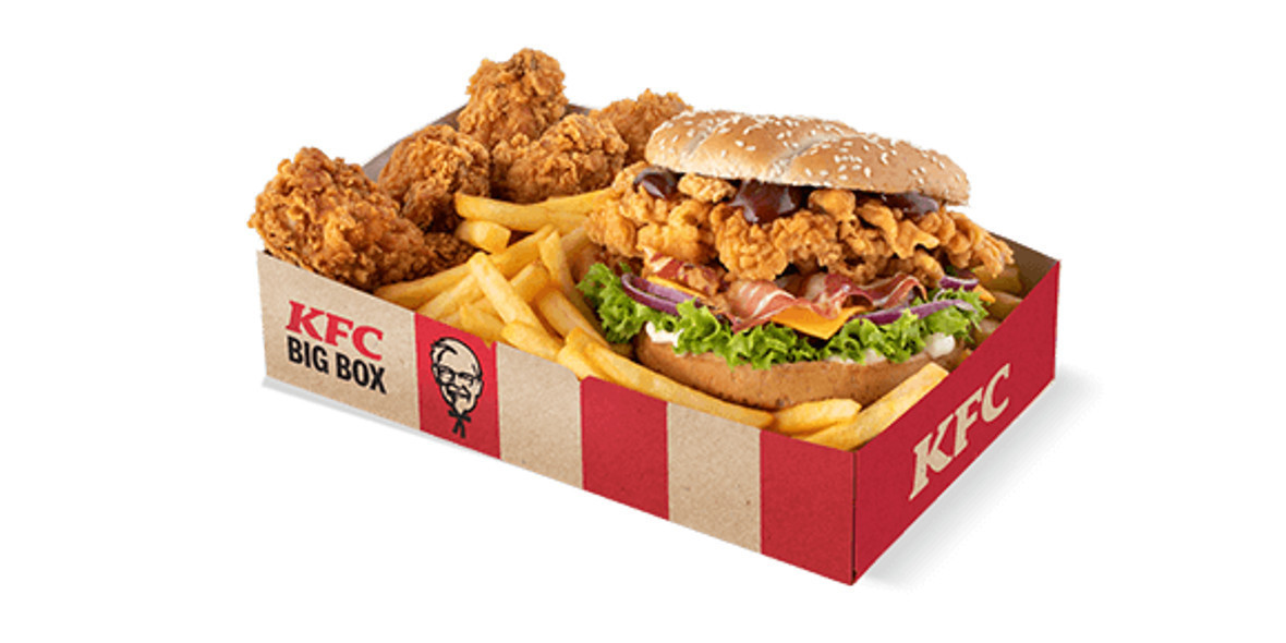 KFC: 35,99 zł za Grander Box 18.05.2022