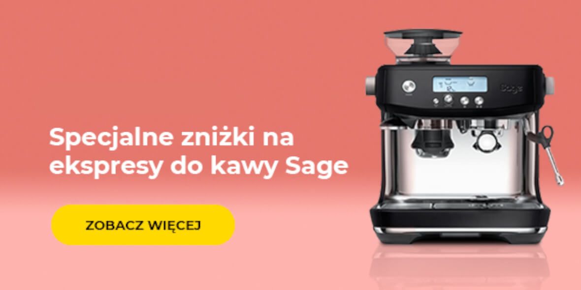Przyjacielekawy.pl: KOD rabatowy -10% na ekspresy do kawy Sage