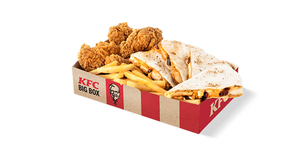 KFC: 34,99 zł za Qurrito Big Box 03.10.2022