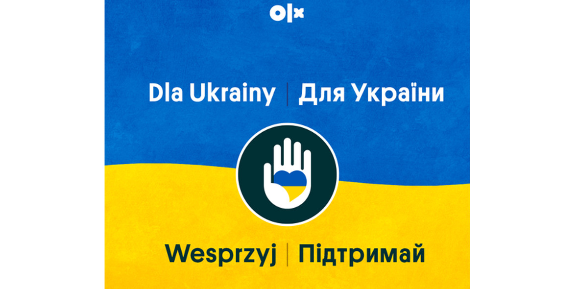 OLX.pl: “Dla Ukrainy / Для України”!