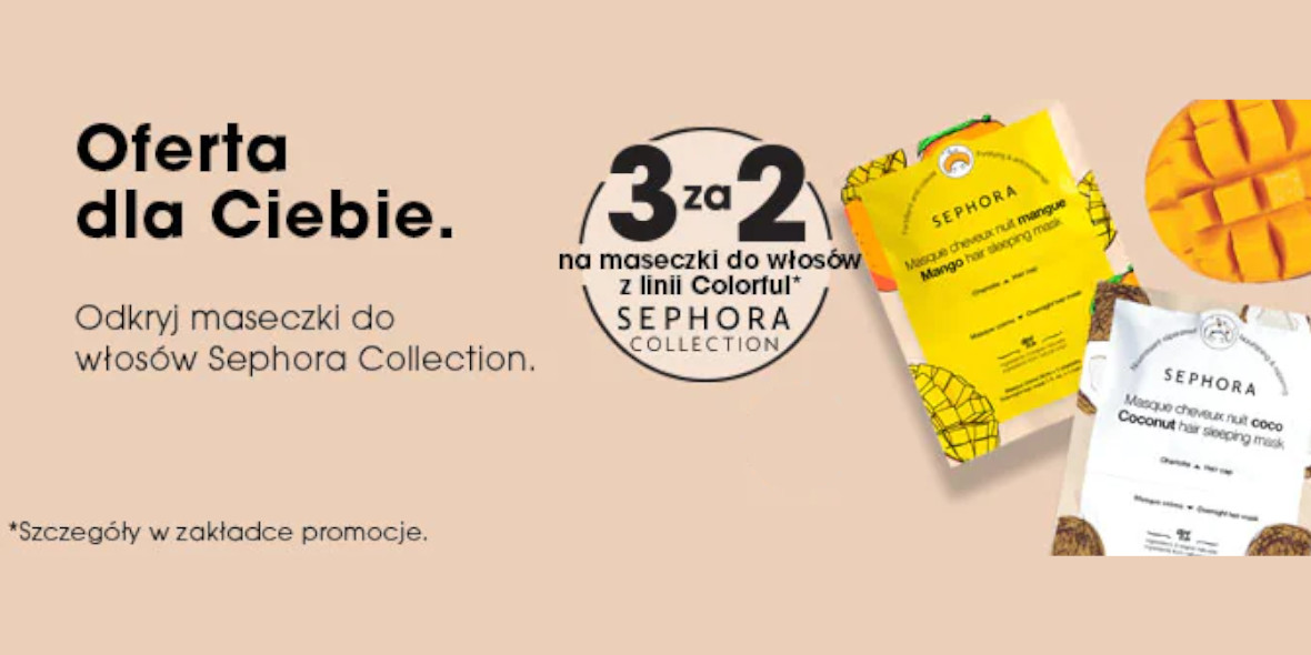 Sephora: 3 za 2 na maseczki z Linii Colorful Skincare 31.05.2022