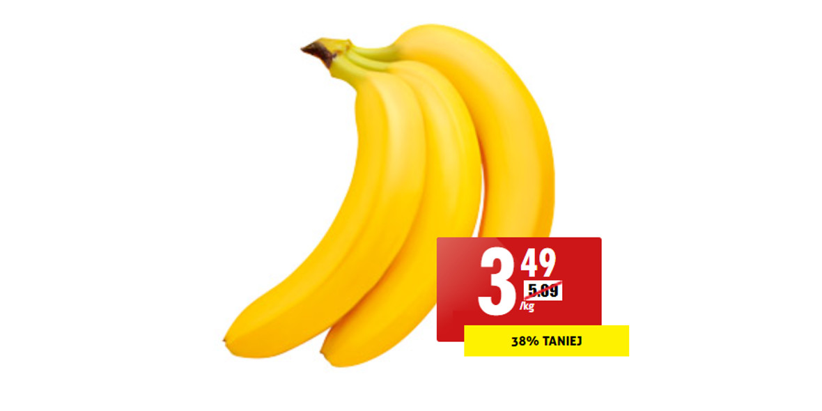 Biedronka: -38% na banany premium 16.08.2022