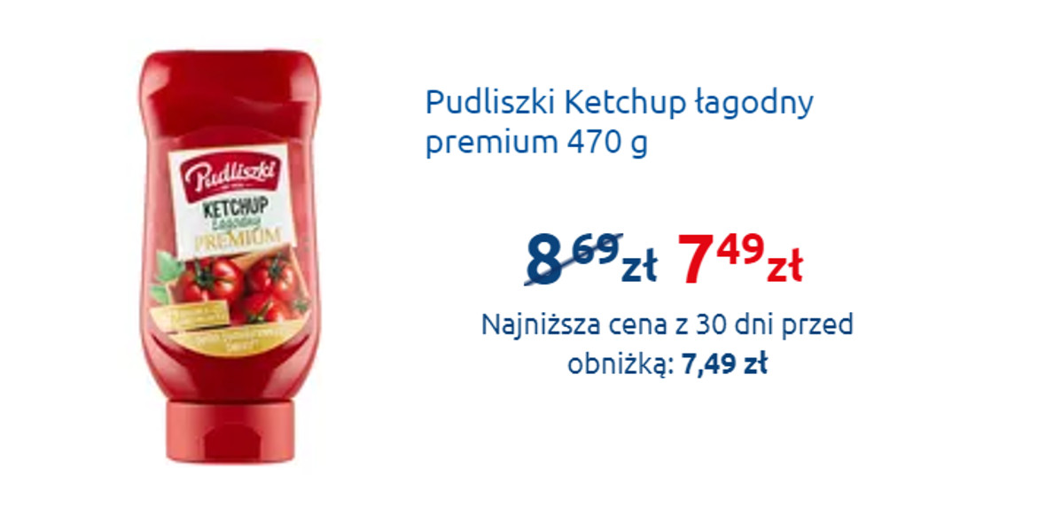 Carrefour: 7,49 zł za ketchup Pudliszki 06.06.2023