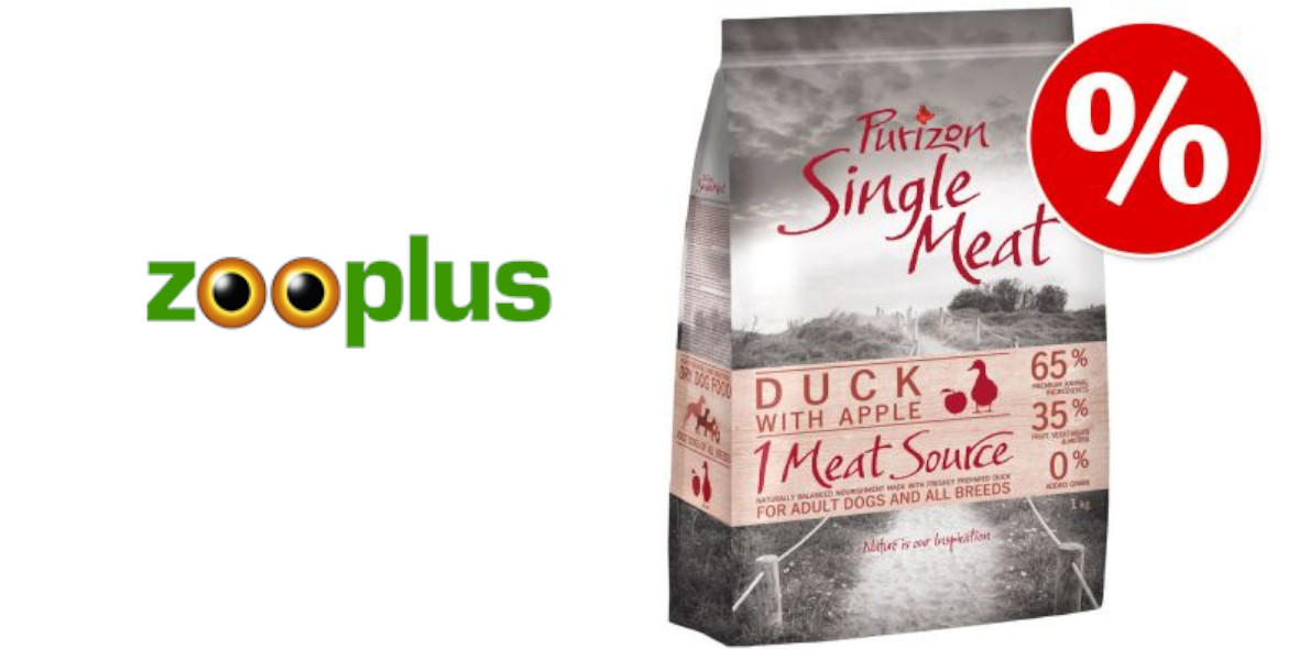 zooplus: -20% na Purizon Single Meat dla psa, 1kg 27.09.2022