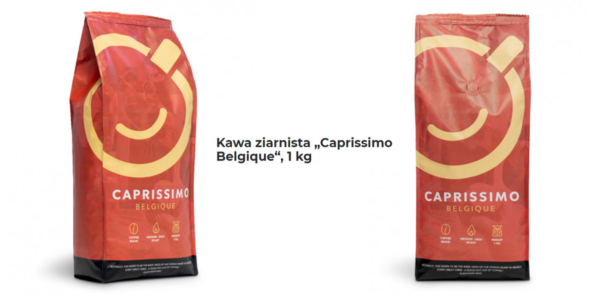 Przyjacielekawy.pl: Kod: -40% na kawę Caprissimo Belgique 05.01.2022