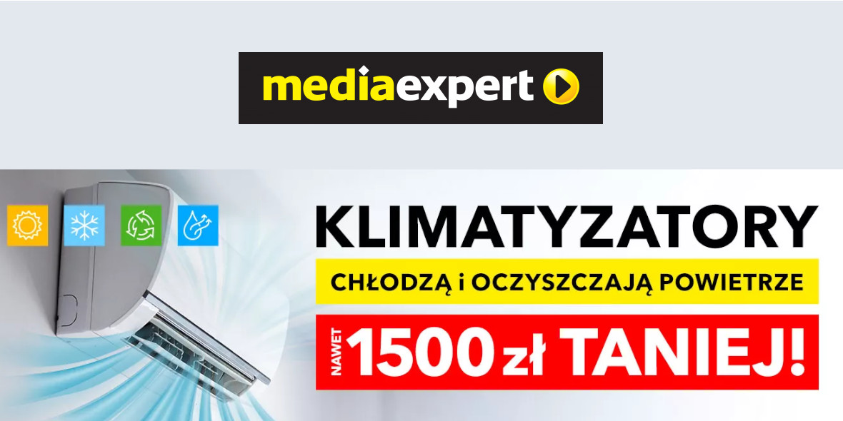 Media Expert: Do -1500 zł na klimatyzatory 08.08.2022